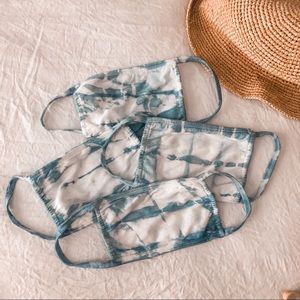 Handmade Indigo Dyed Mask ✨